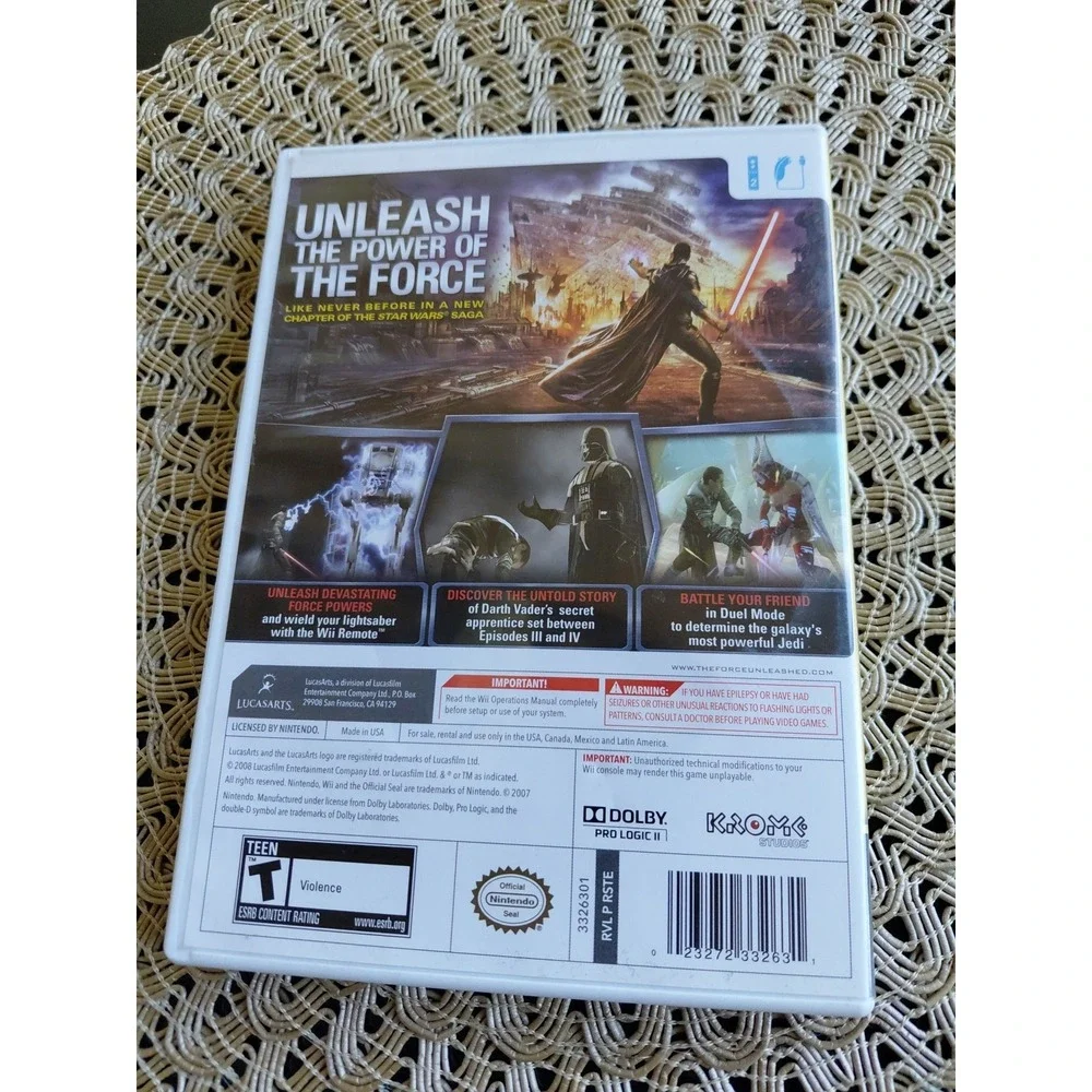Star Wars: The Force Unleashed - Nintendo Wii